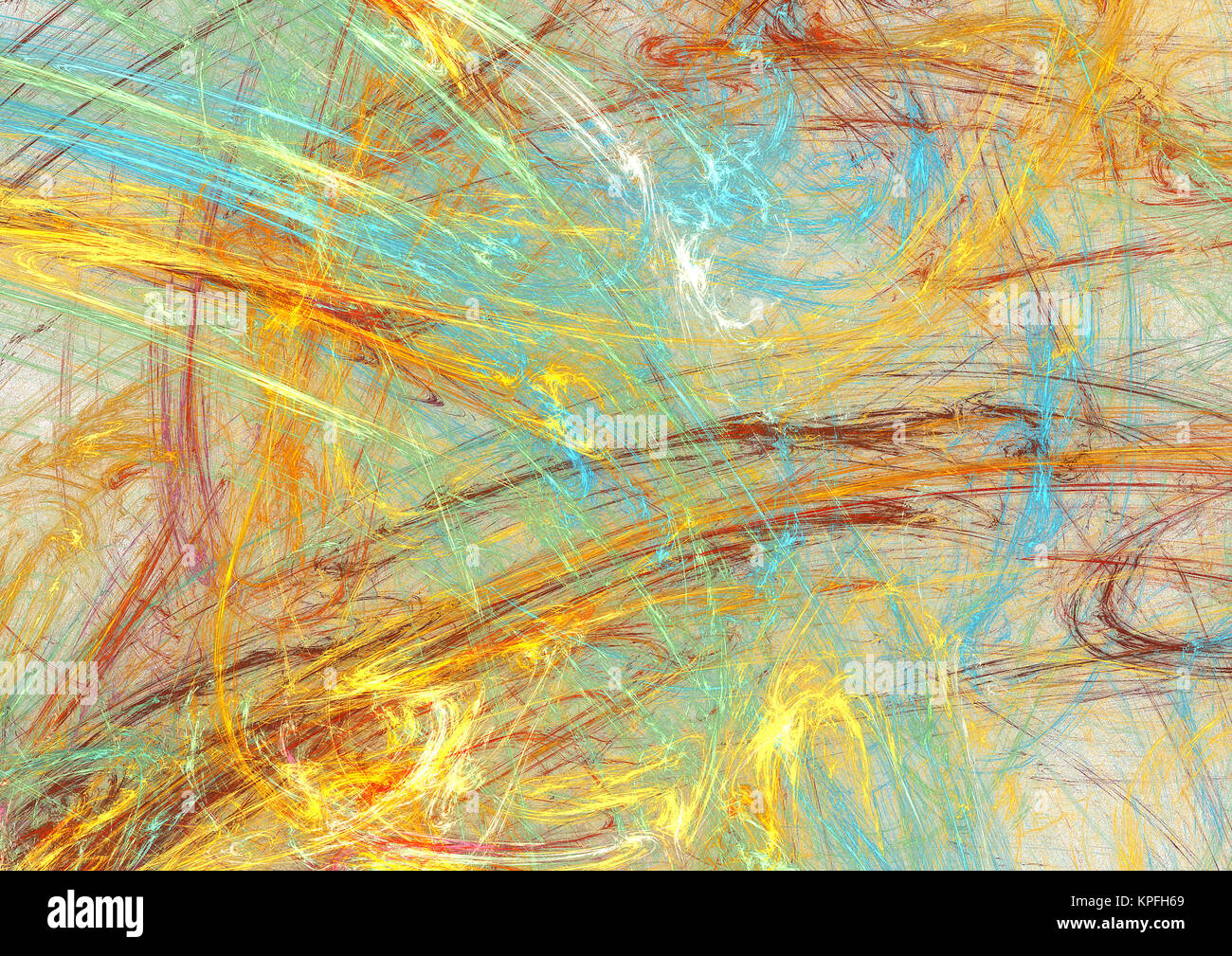 Fiamma frattale, bella immagine di sfondo Foto Stock