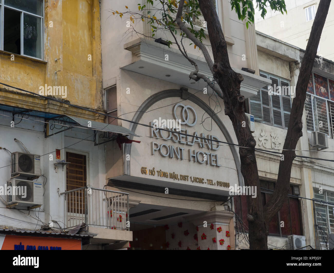 Punto di Roseland Hotel Città di Ho Chi Minh Foto Stock