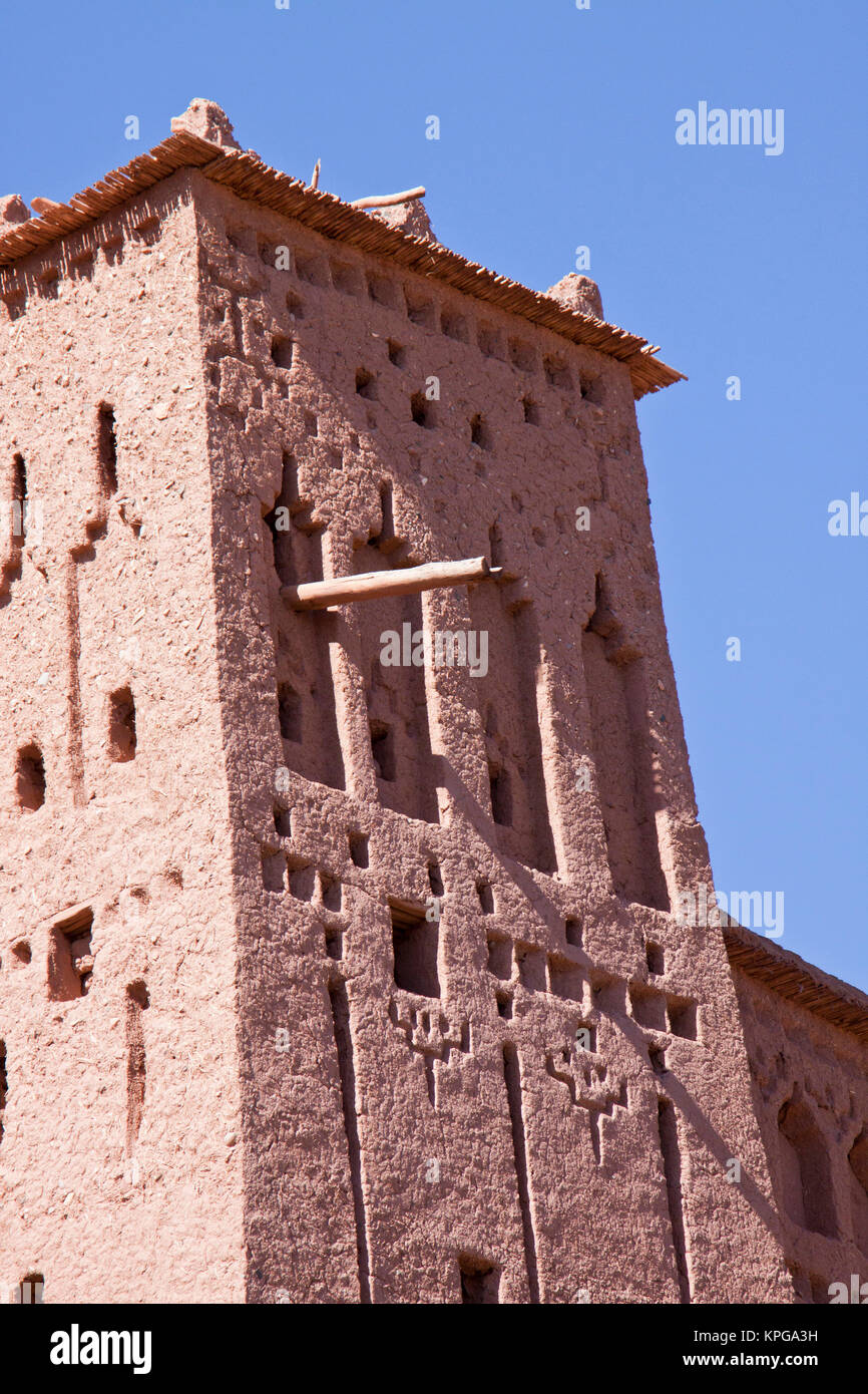 Kasbah Ait Ben Moro, Ouarzazate, Marocco Foto Stock