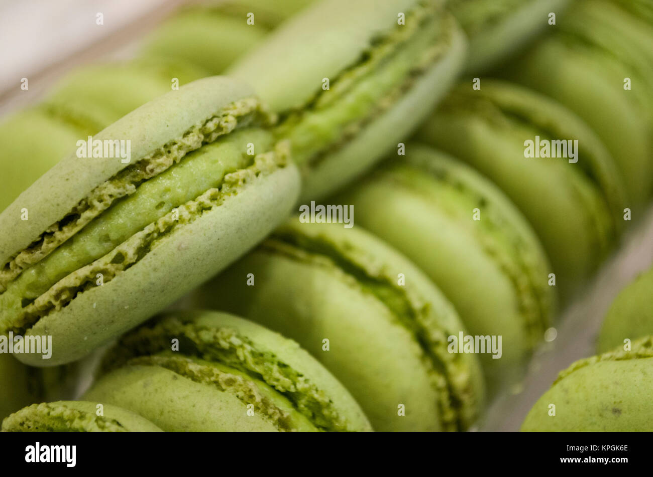 Amaretti verde Foto Stock