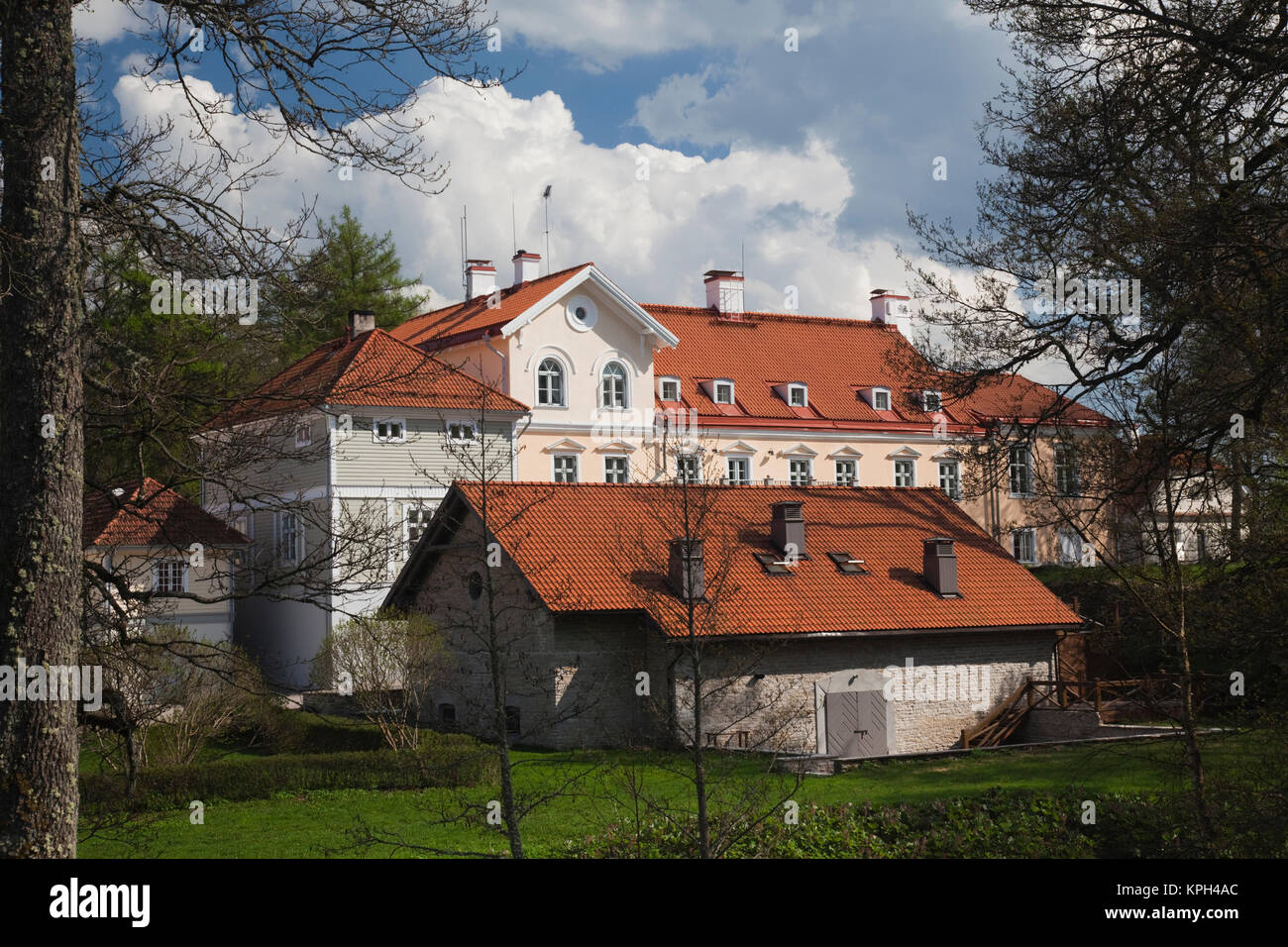 Estonia Estonia nordorientale, Lahemaa National Park, Vihula, Vihula Manor, ora un country club Foto Stock