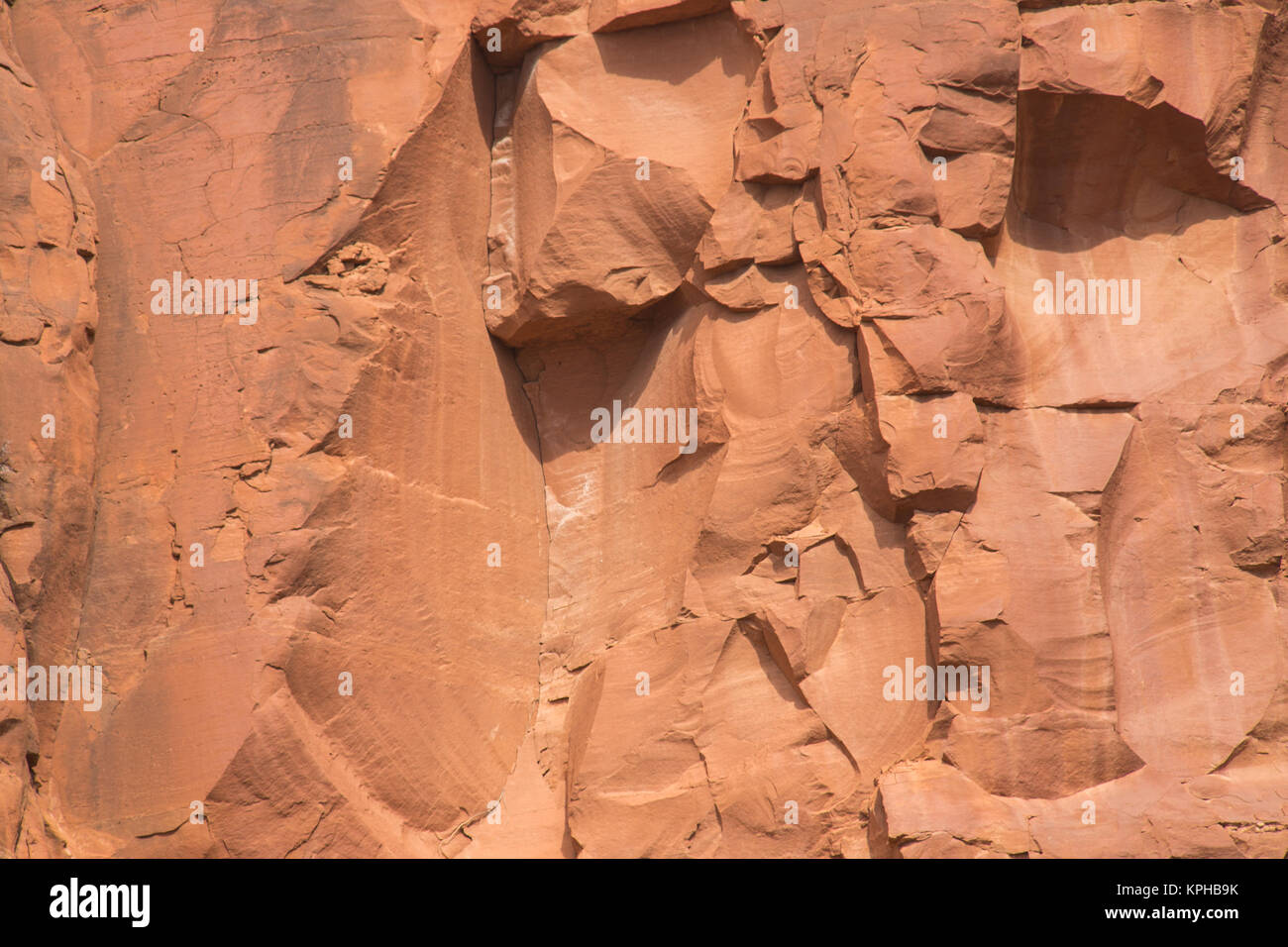 Il Red Rock sullo sfondo Foto Stock