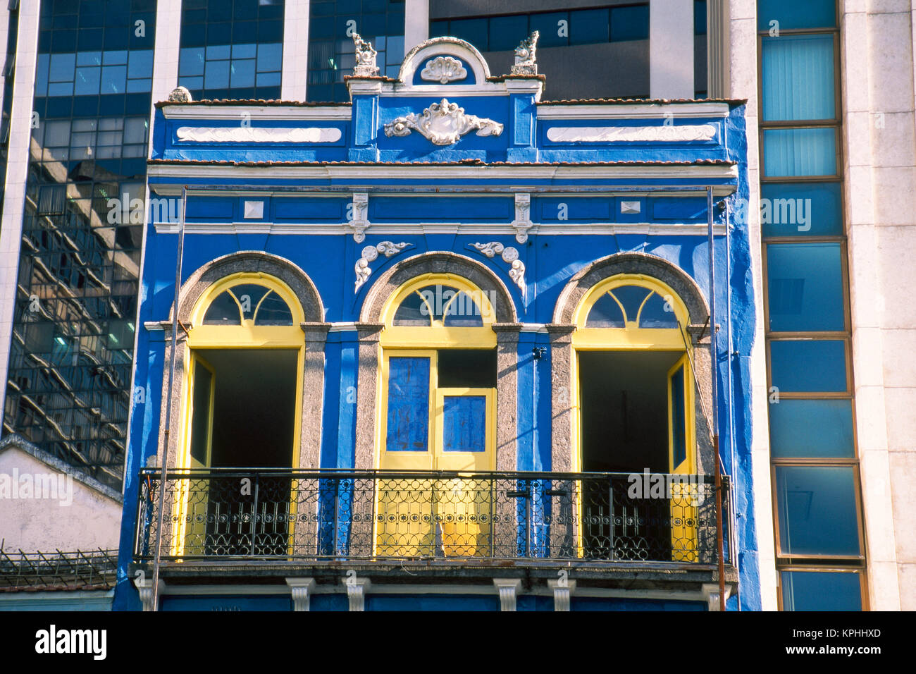 Il Brasile, Rio de Janeiro, colorato Alentejano ristorante. Foto Stock