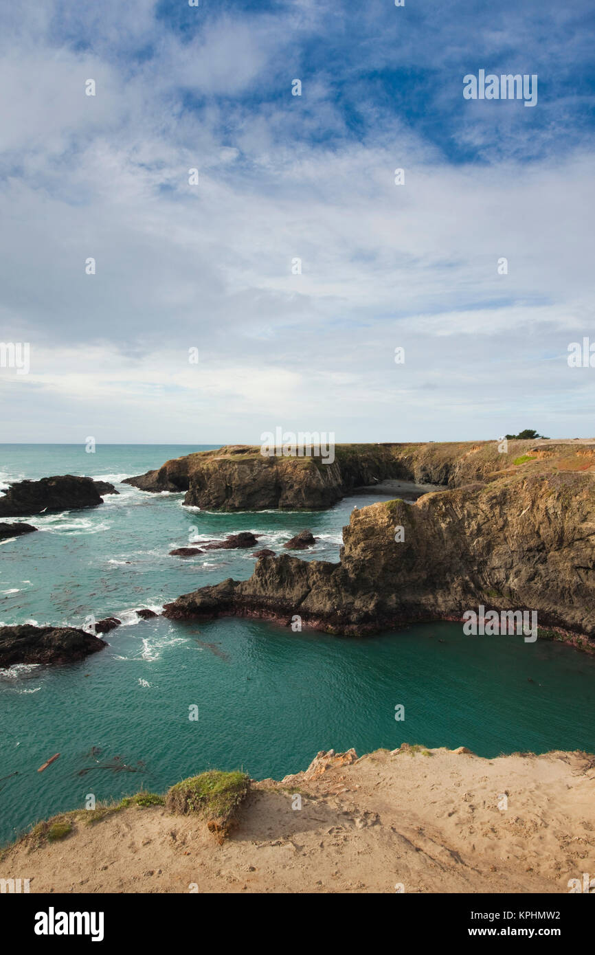 Stati Uniti d'America, la California, la California del Nord, costa Nord, mendocino, Mendocino Headlands State Park, seascape Foto Stock