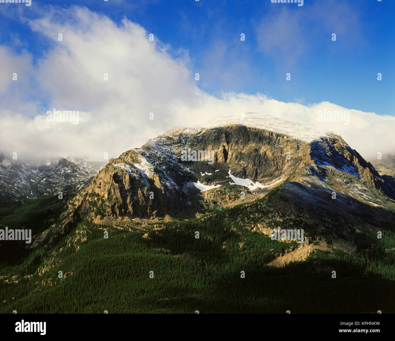 Stati Uniti d'America, Colorado Rocky Mountains National Park, vista della Terra Tomah Mountain (formato di grandi dimensioni disponibili) Foto Stock