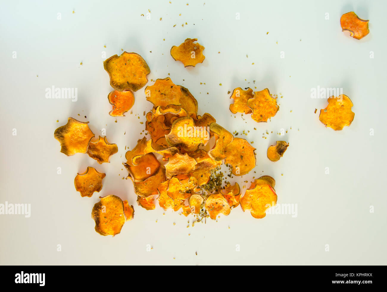 Sweet potato chips Foto Stock