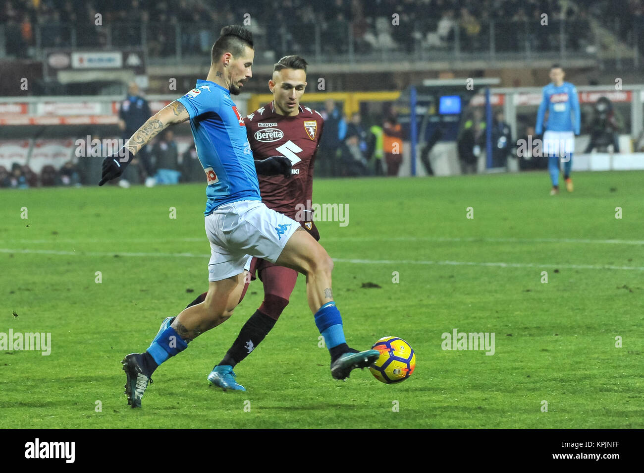 Torino, Italia. 16 dicembre, 2017. Marek Hamsik (SSC Napoli) durante la  serie di una partita di calcio tra Torino FC e SSC Napoli allo Stadio  Grande Torino il 16 dicembre, 2017 a