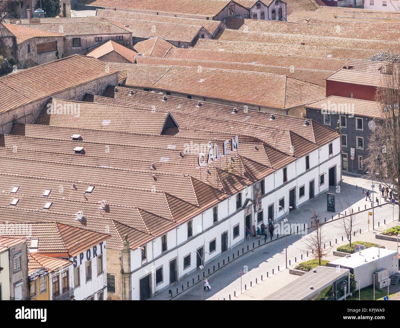 PORTO, Portogallo - 16 Marzo 2015: Calem società è stata creata nel 1859 ed è uno dei più importanti marchi di vini di porto Foto Stock