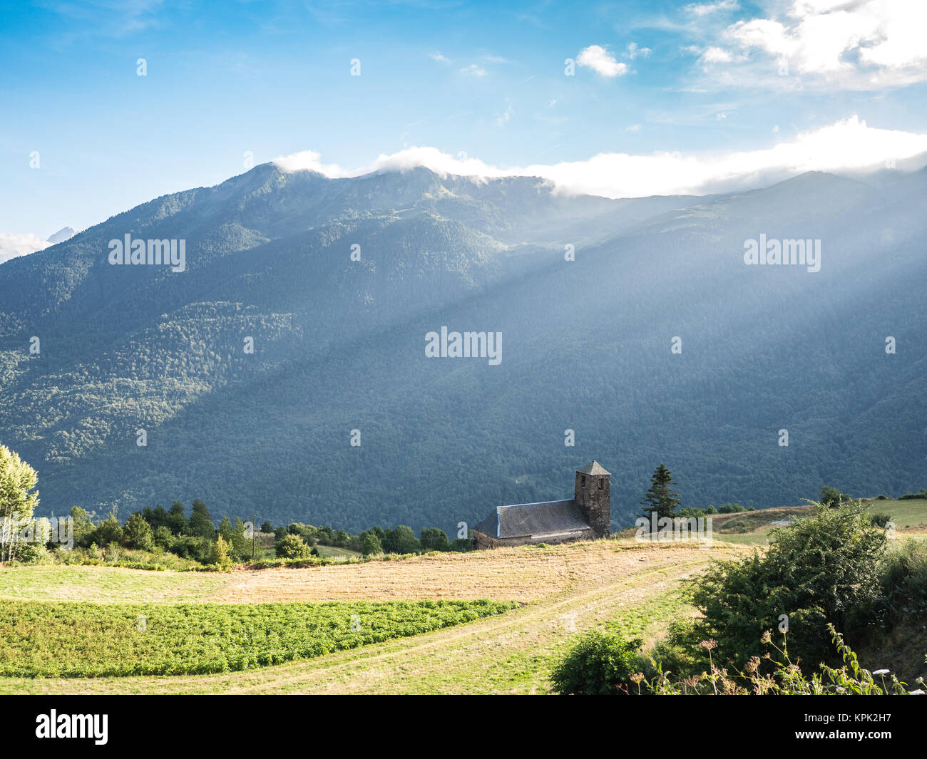 Sant Pere eremo in Valle de Arán, Spagna Foto Stock