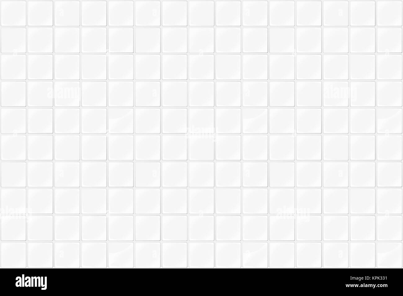 Piastrelle texture di sfondo senza giunture. Piastrella bianca illustrazione. Vettore Illustrazione Vettoriale