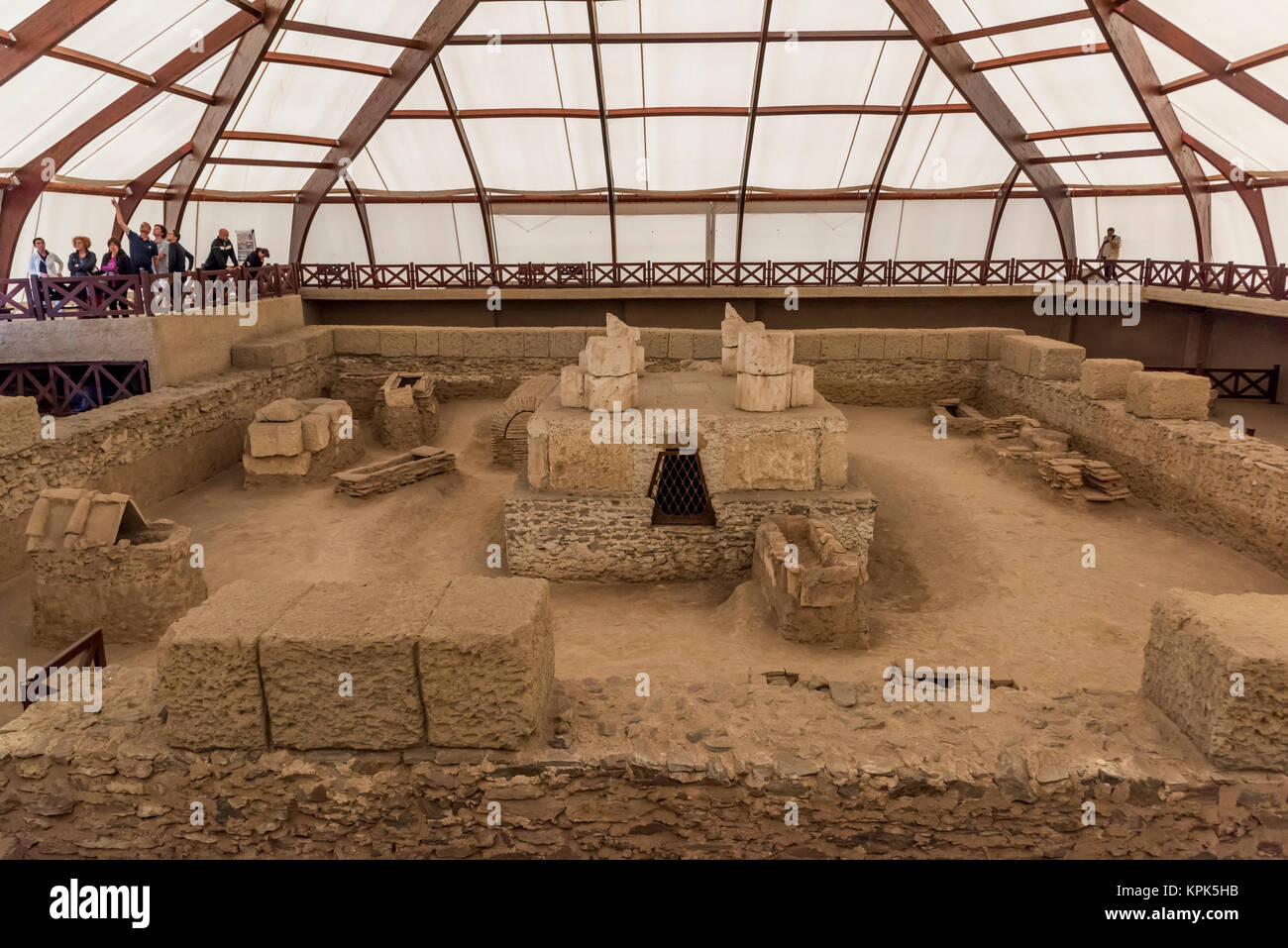 Viminacium, romana antica città e accampamento militare, un sito archeologico; la Serbia Foto Stock