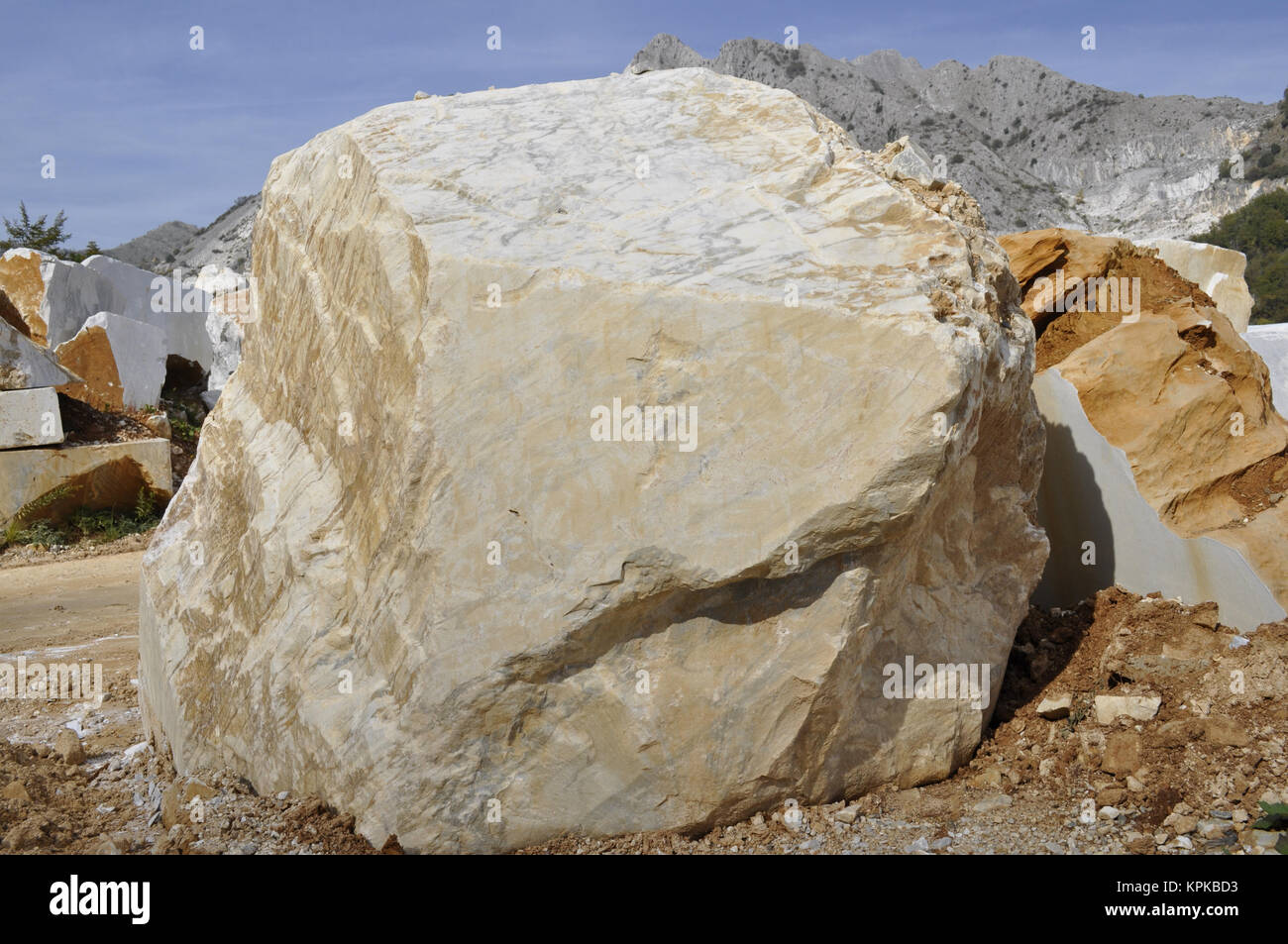 Marmo di Carrara Foto Stock