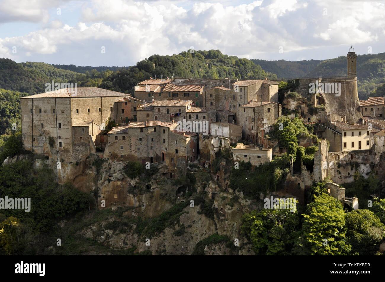 Paesaggio di Sorano Foto Stock