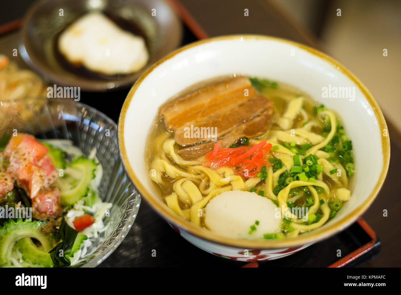 La cucina di Okinawa Foto Stock