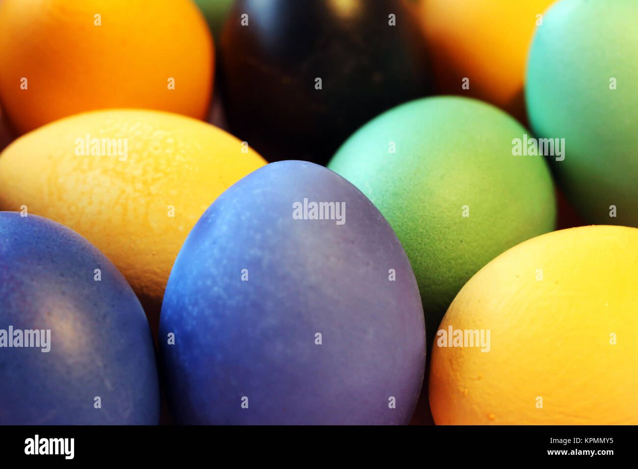 Colorate le uova di Pasqua Foto Stock