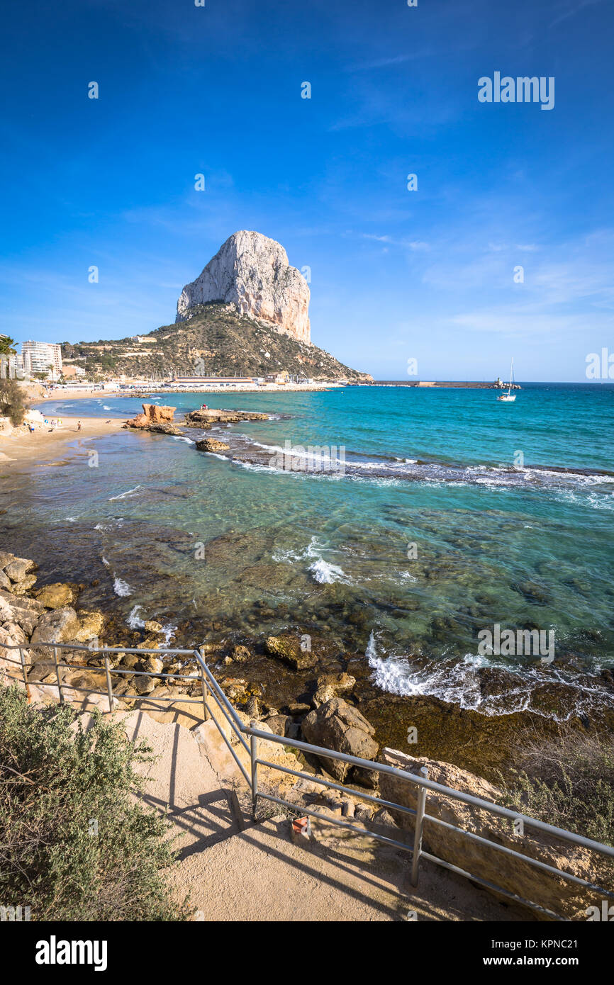 Penon de Ifach a Calpe Alicante, Spagna Foto Stock