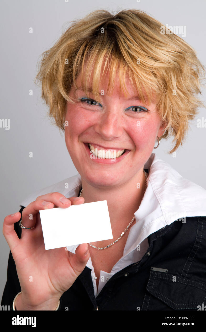 Biglietto da visita Foto Stock