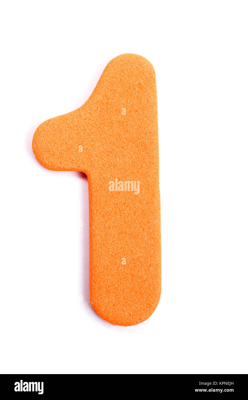 Schiuma di una cifra Foto Stock