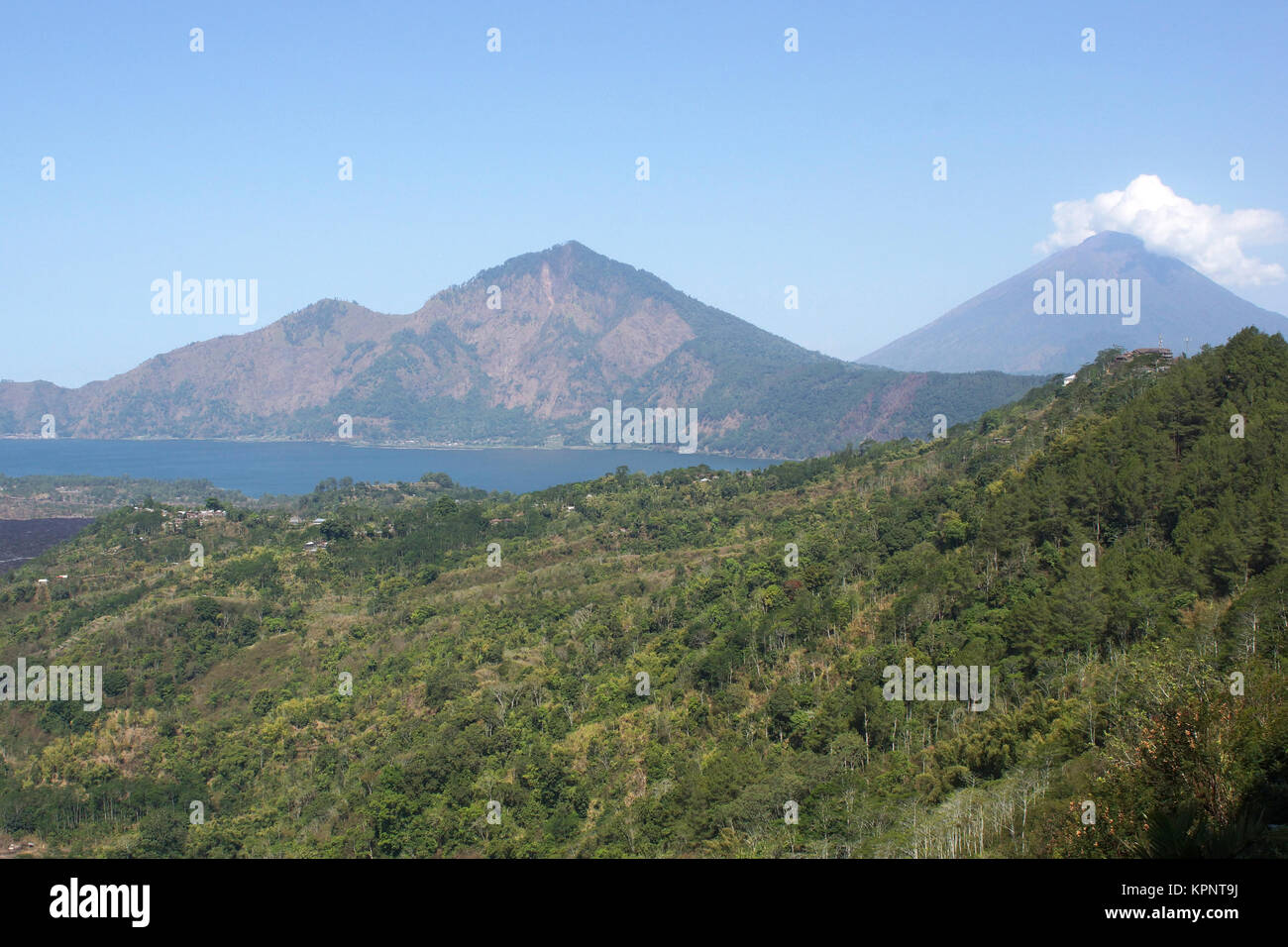 Vulkan Gunung Batur Bali, Indonesien Foto Stock