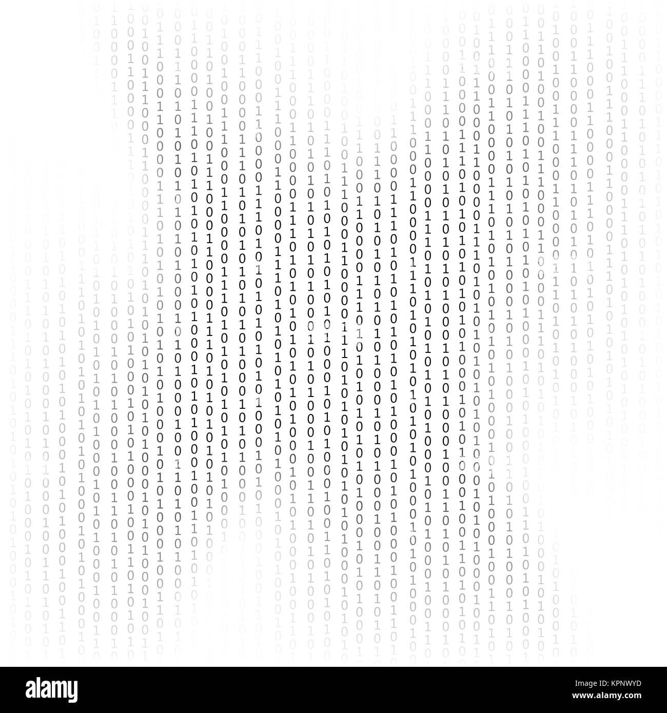 Codice dati, decodifica e codifica. Foto Stock