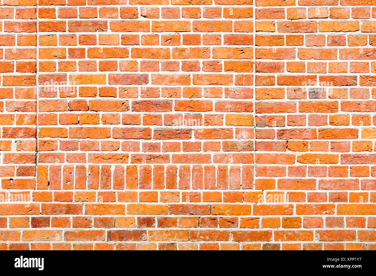 Parete in mattoni come sfondo Foto Stock