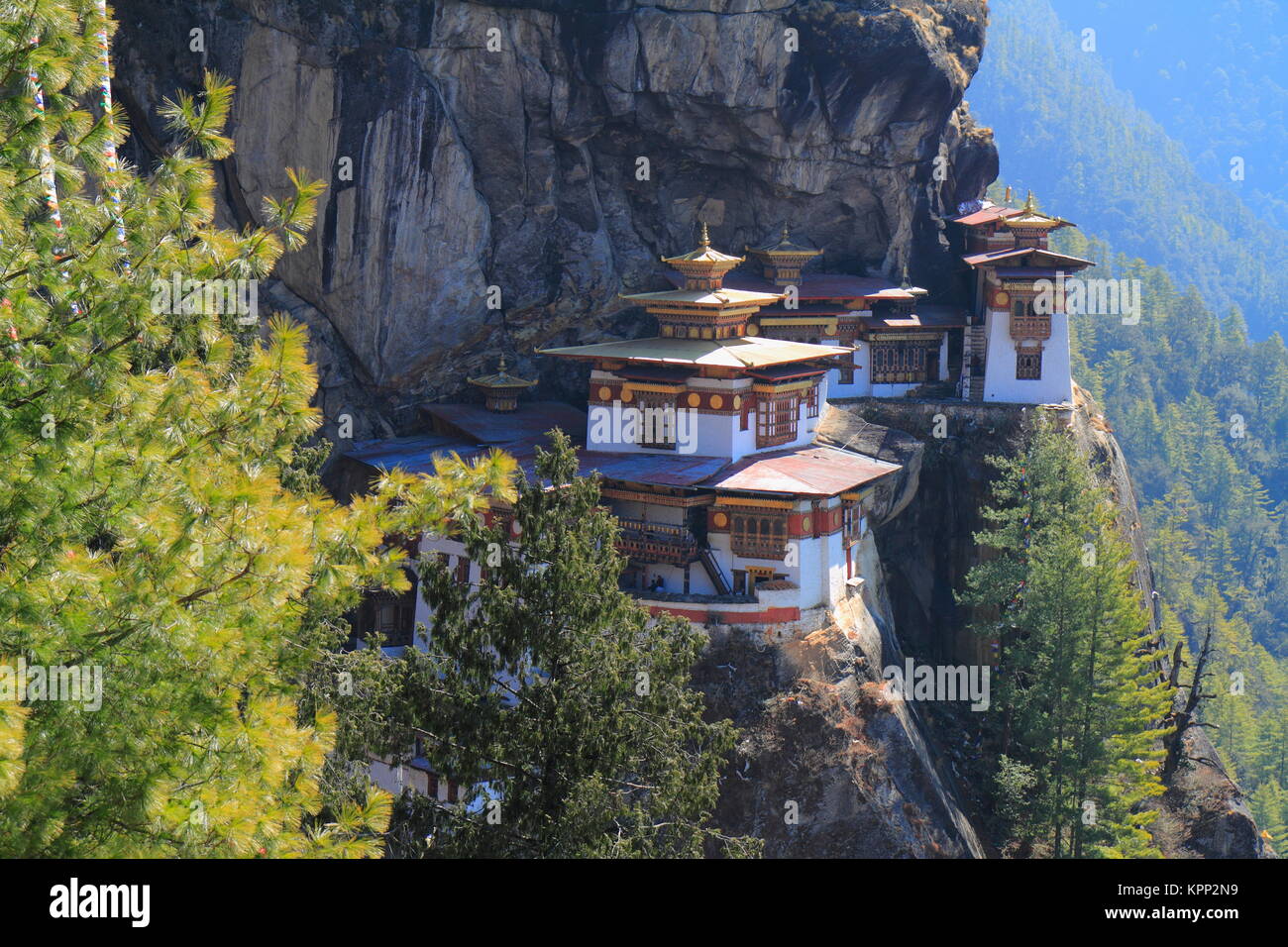 Tiger's Nest, Monastero Taktsang, Bhutan Foto Stock