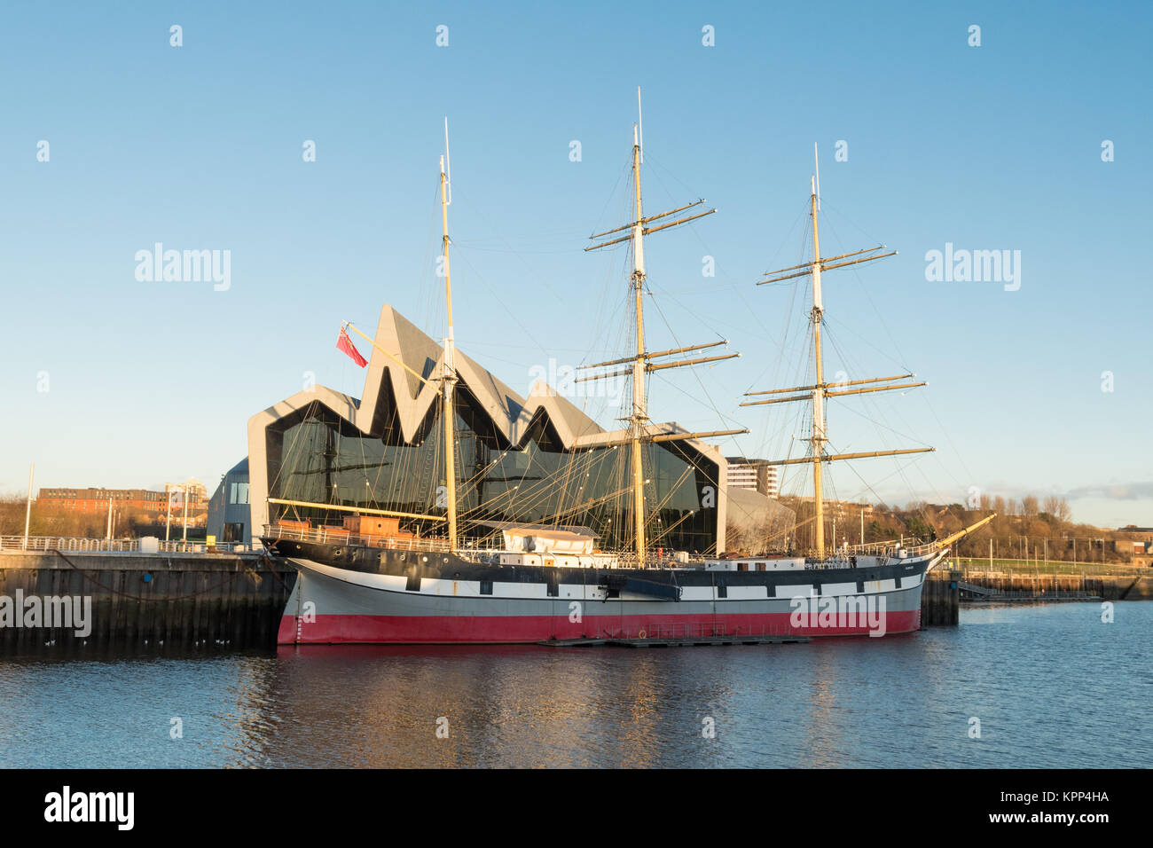 Riverside Museum - Glasgow - Museo dei Trasporti e la Tall Ship, Glasgow, Scotland, Regno Unito Foto Stock