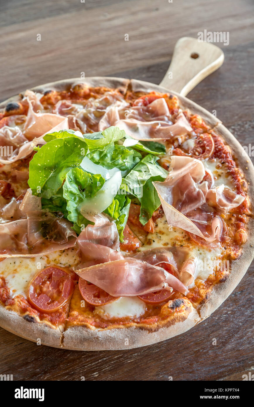 prosciutto di parma pizza Foto stock Alamy
