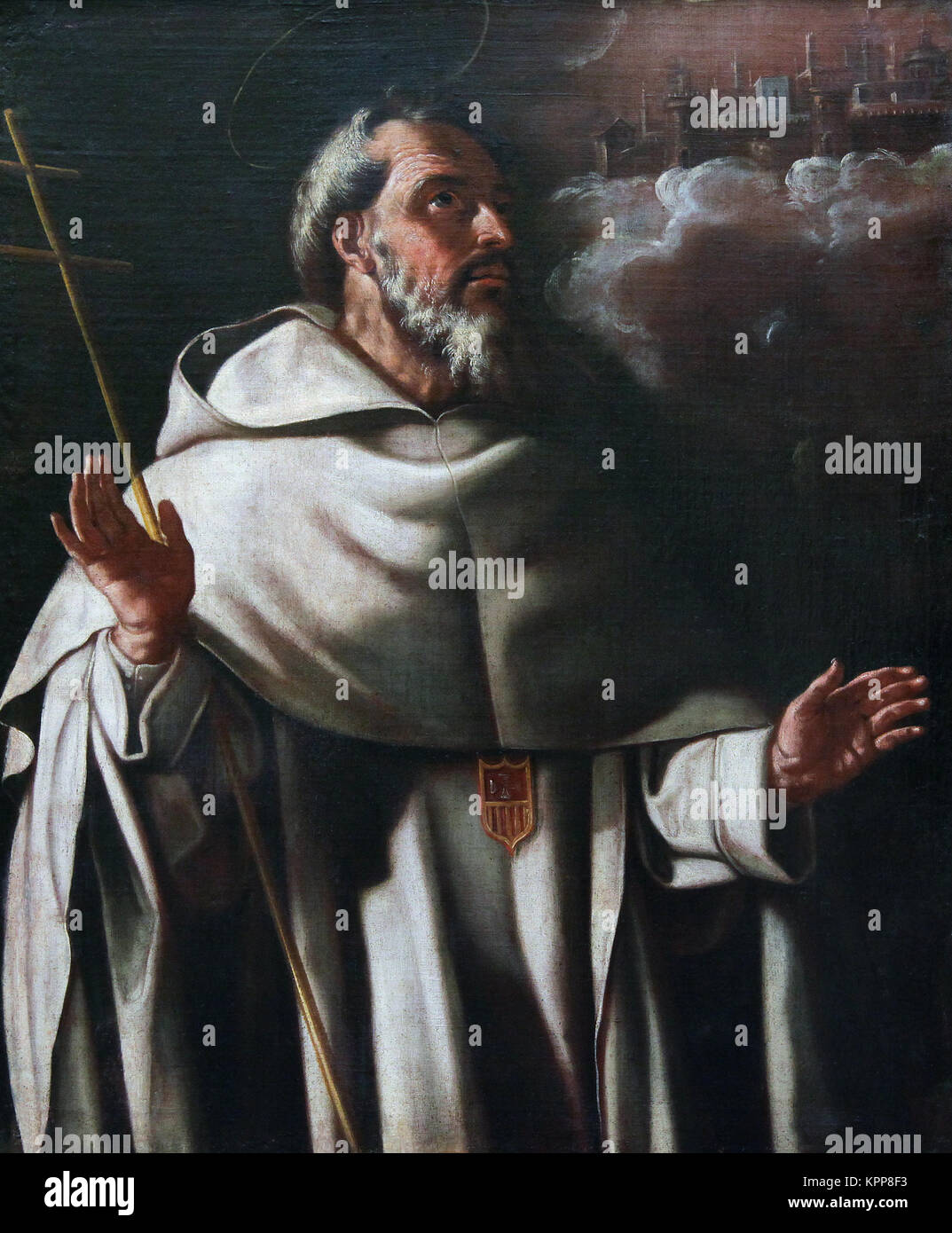 San Pietro Nolasco di Jerónimo Jacinto de Espinosa (1600 – 1667) è stato un pittore spagnolo. Foto Stock