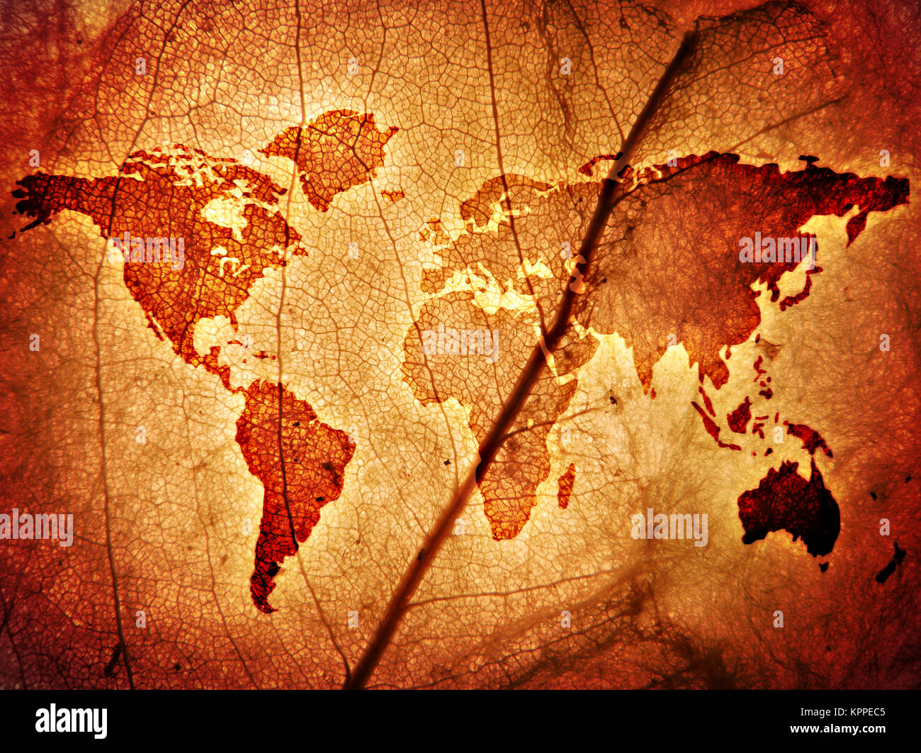 Mappa del Mondo illustrazioni 2D. Computer Design. Foto Stock