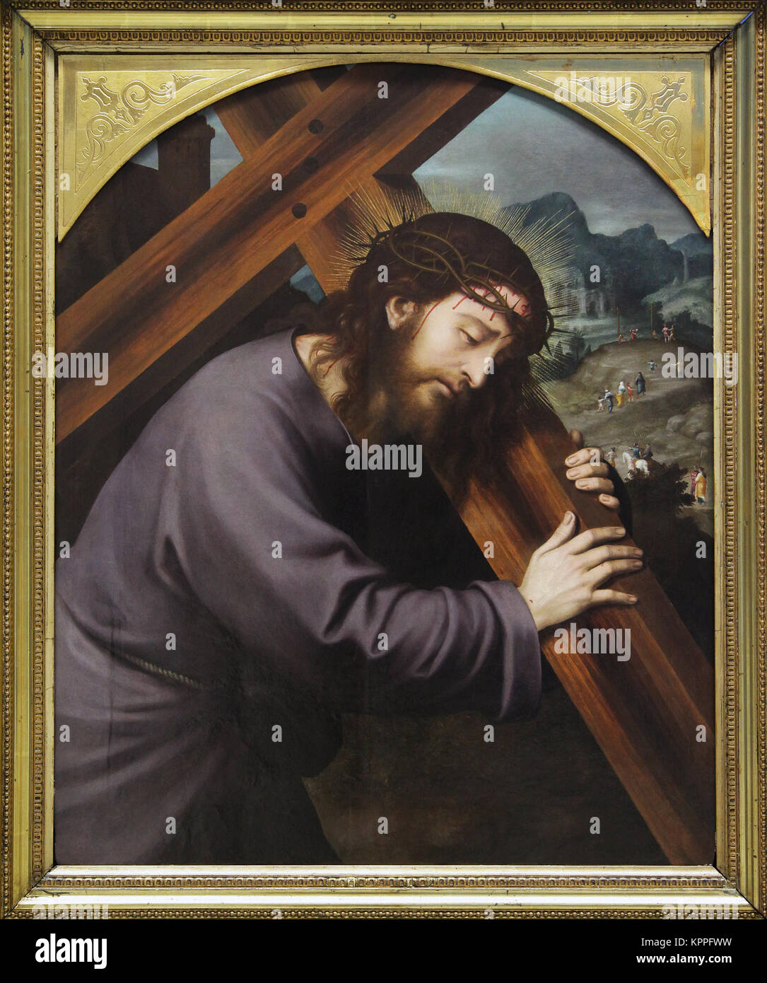 Nazareno / Nazareno da Juan Vicente Masip aka Joan de Joanes (1507 - 1579) un pittore spagnolo del Rinascimento Foto Stock