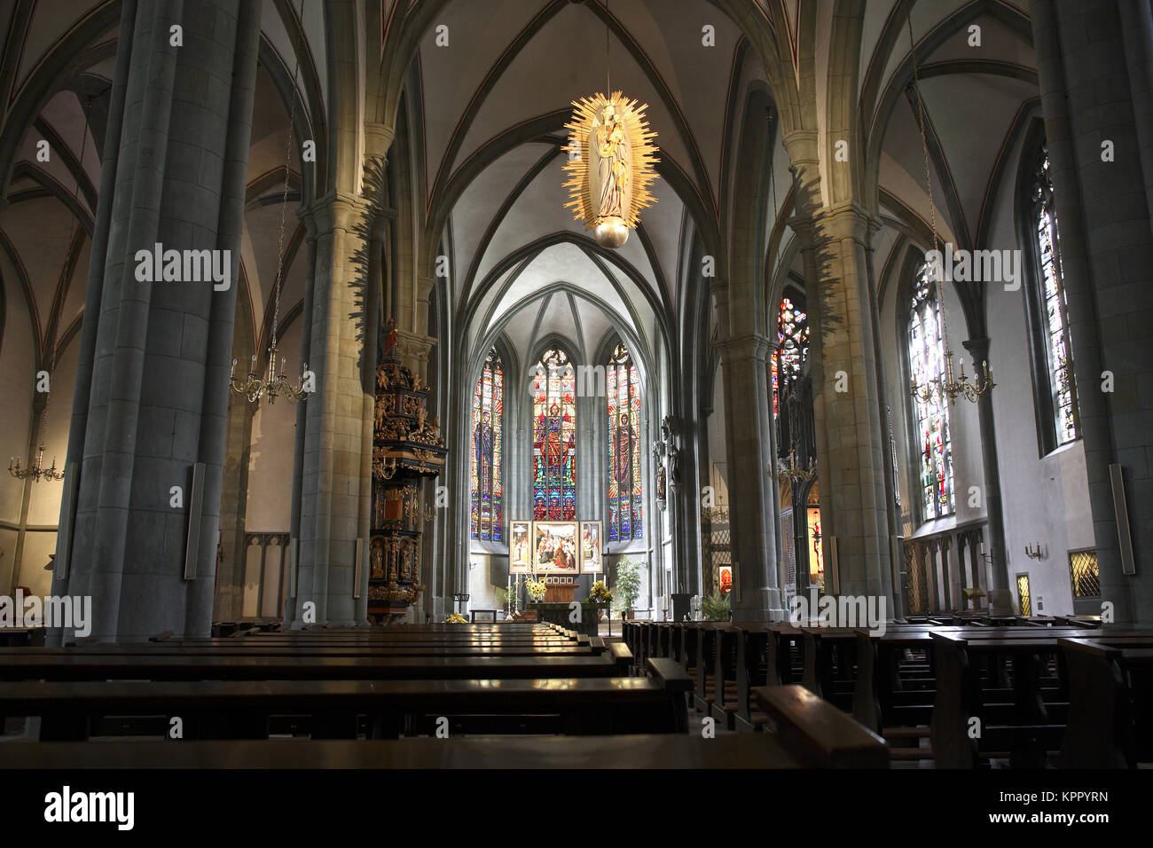Germania, Werl, chiesa S. Walburga. Deutschland, Werl, Propsteikirche St. Walburga. Foto Stock
