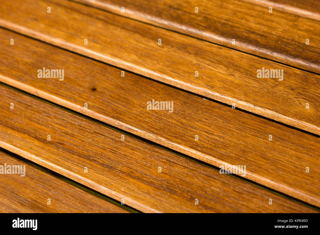 Legno duro mantenuto con olio Foto Stock