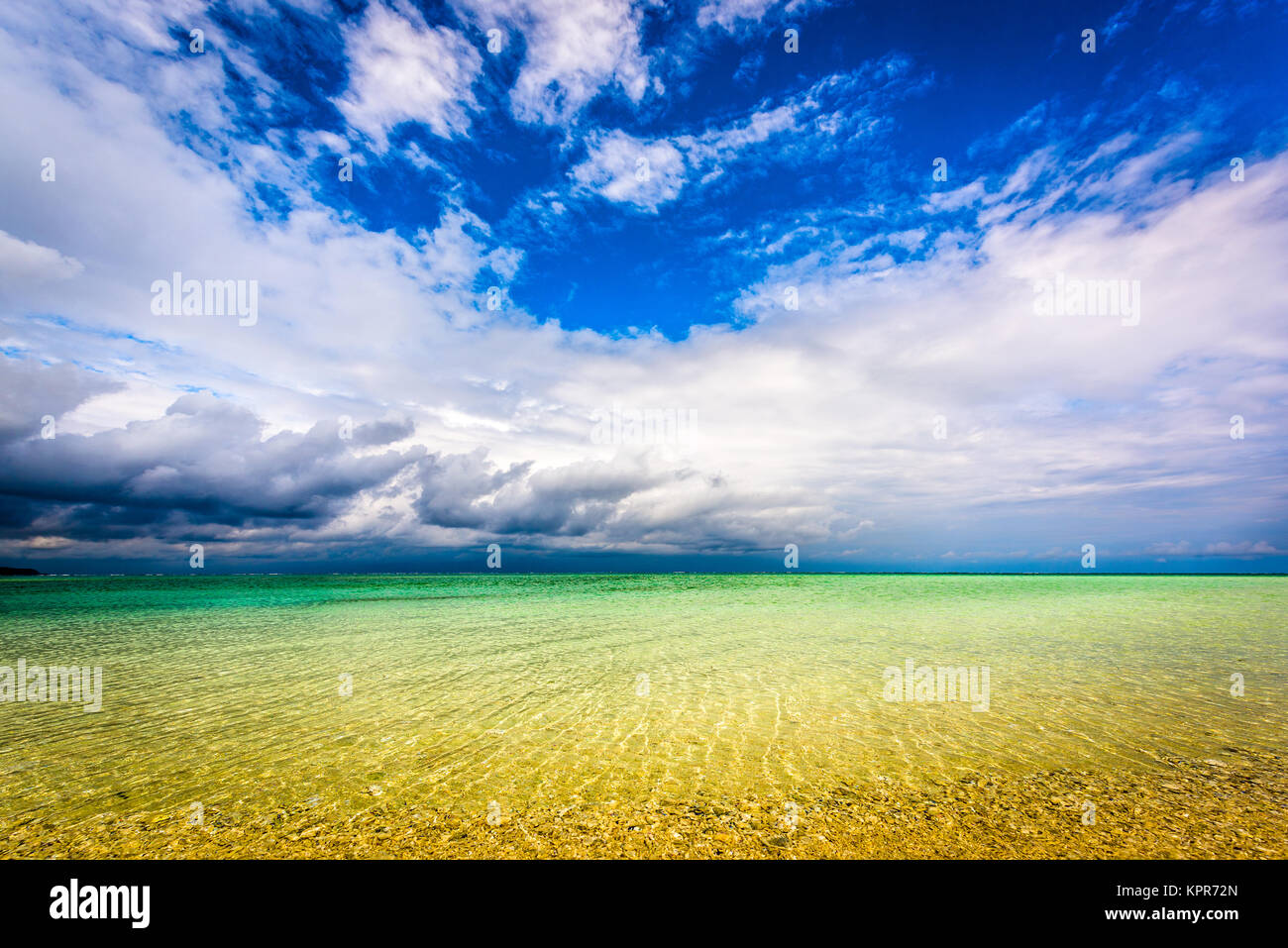 Hatenohama Beach, Kumejima, Okinawa, in Giappone. Foto Stock