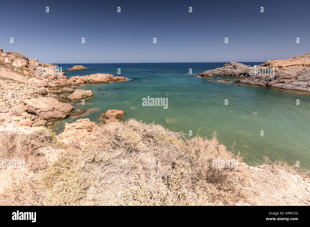 Mar Mediterraneo vicino a San Javier Foto Stock