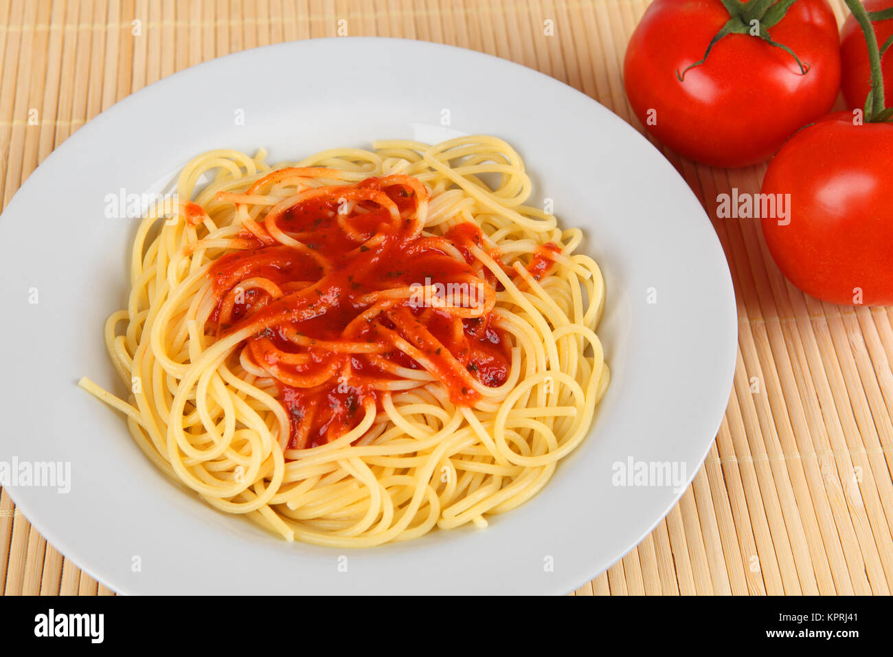 Spaghetti Foto Stock