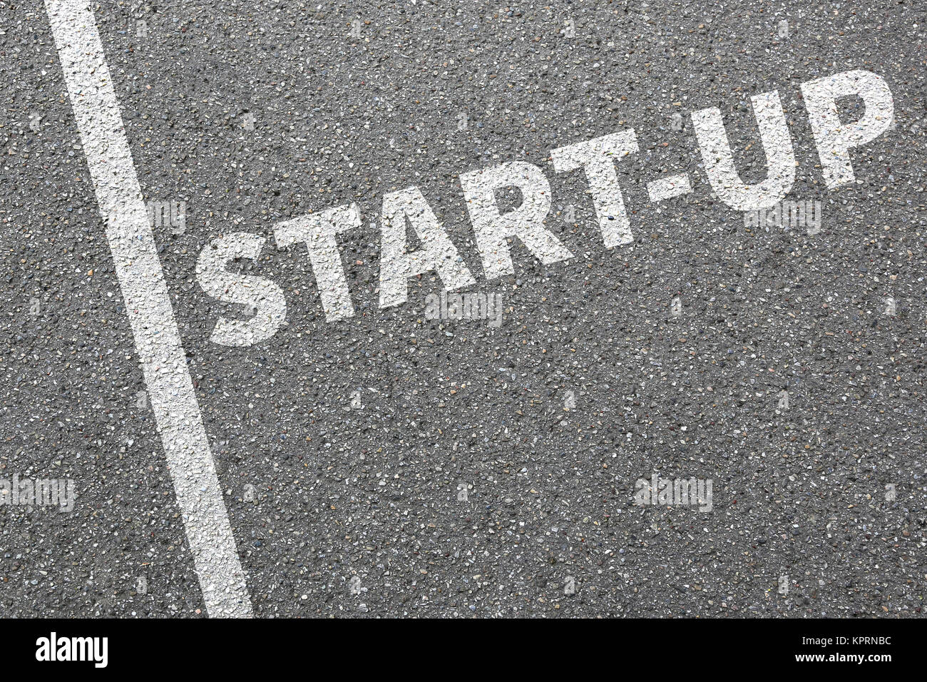 Business Konzept mit Start-up Startup Gründung eines Unternehmen Firma Foto Stock