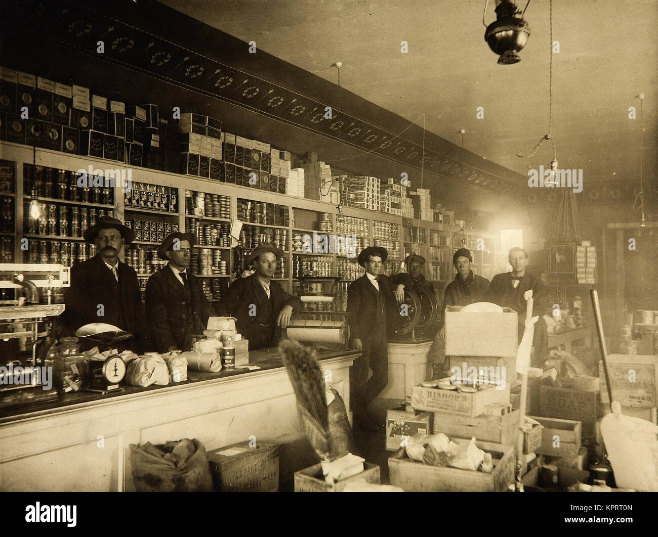 Spenker & Miller - una operazione mercantile In Goldfield - Interno Foto Stock Spenker & Miller - una operazione mercantile In Goldfield - Interno Foto Stock