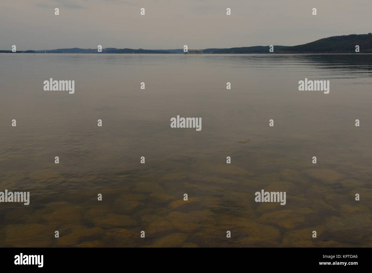 Nel mese di aprile al Brombachsee Foto Stock