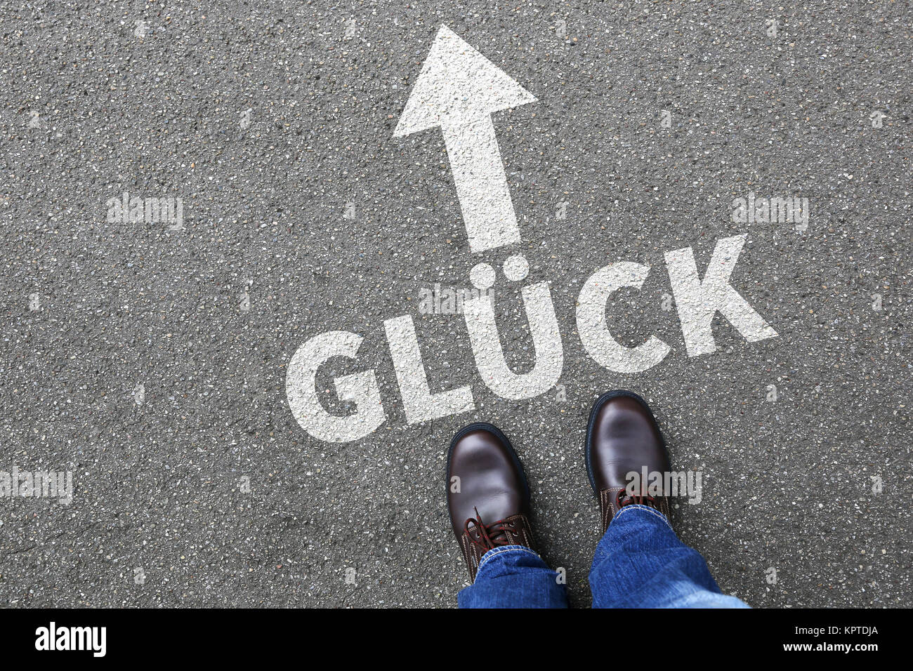 Glück glücklich zufrieden Erfolg erfolgreich Freude arbeiten Konzept Foto Stock