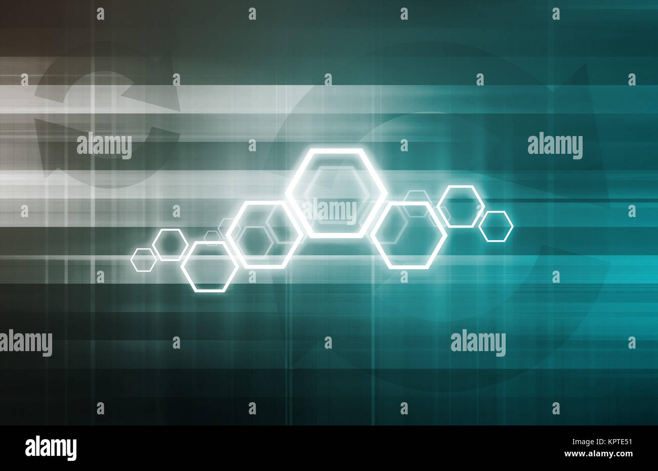 Routing Information Protocol e configurazione della tecnologia Abstract Foto Stock