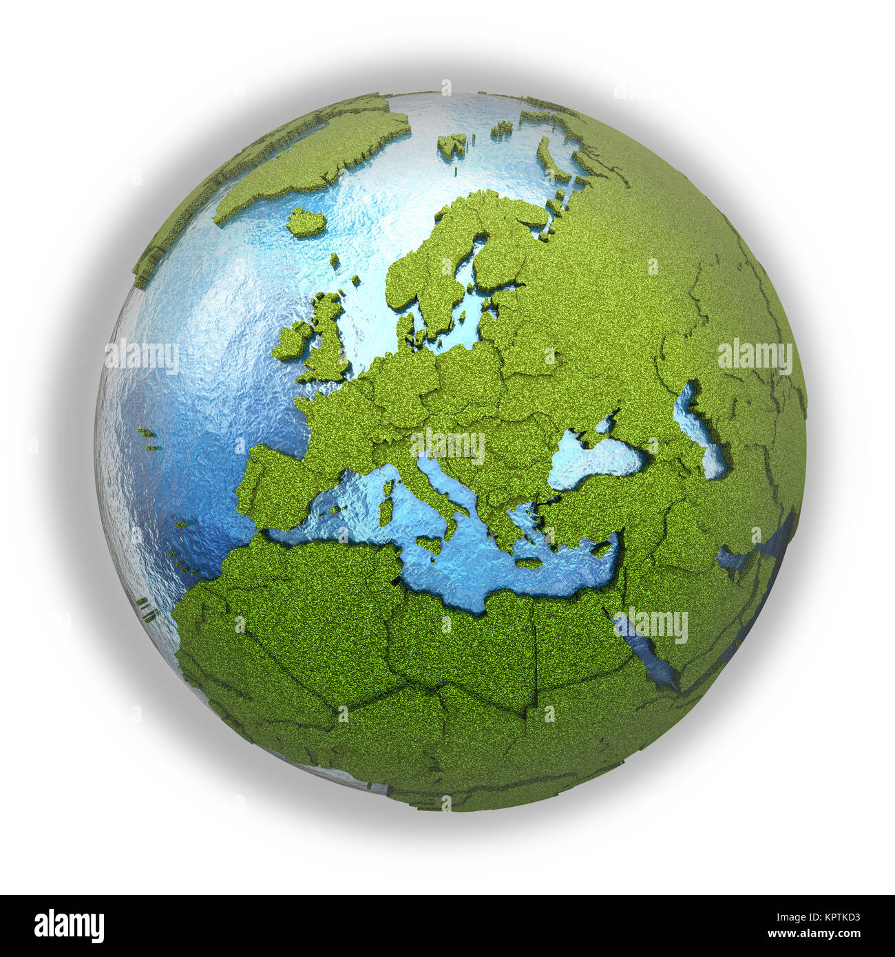 Europa sul pianeta terra Foto Stock