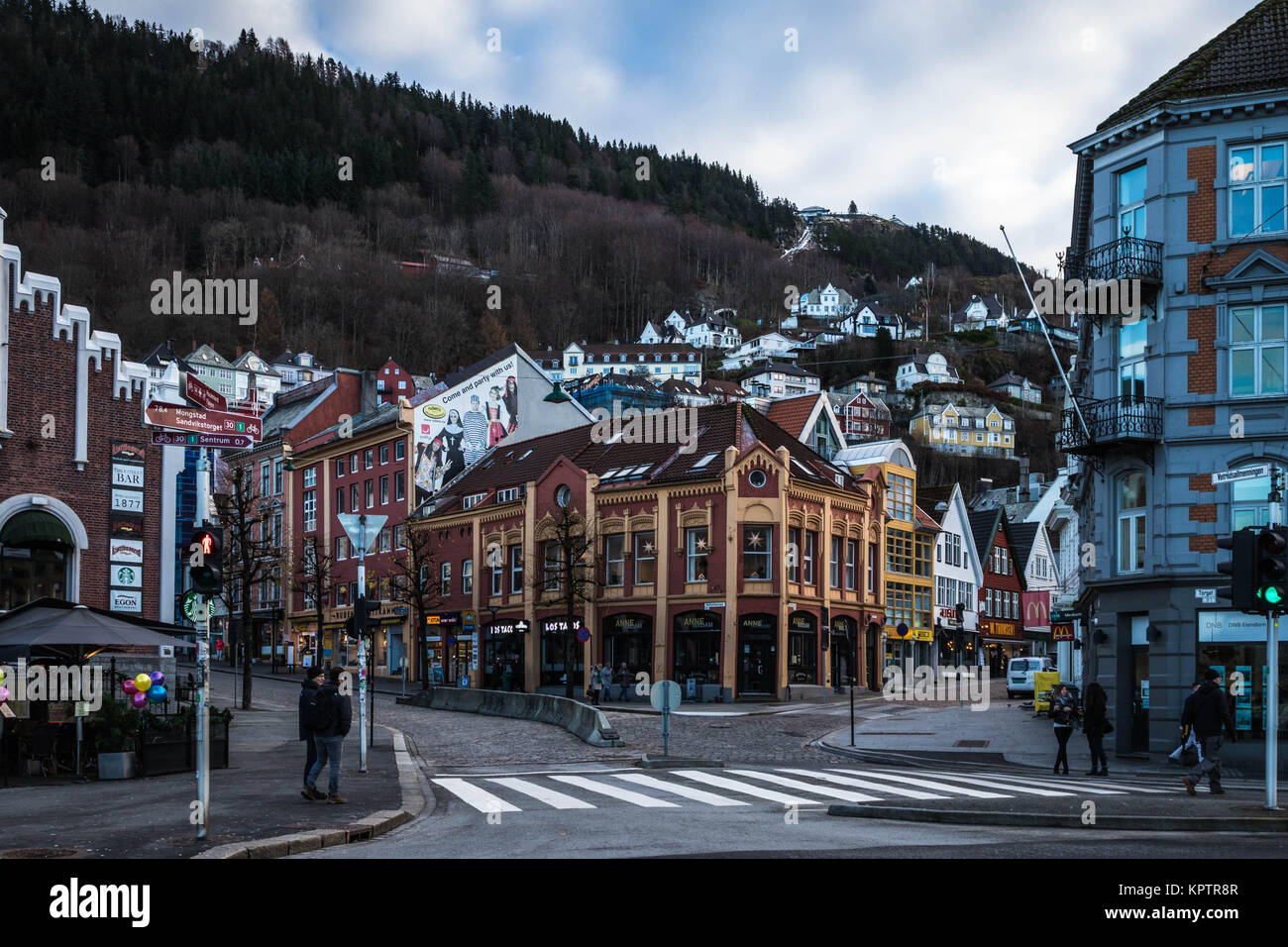 Bergen, Norvegia Foto Stock