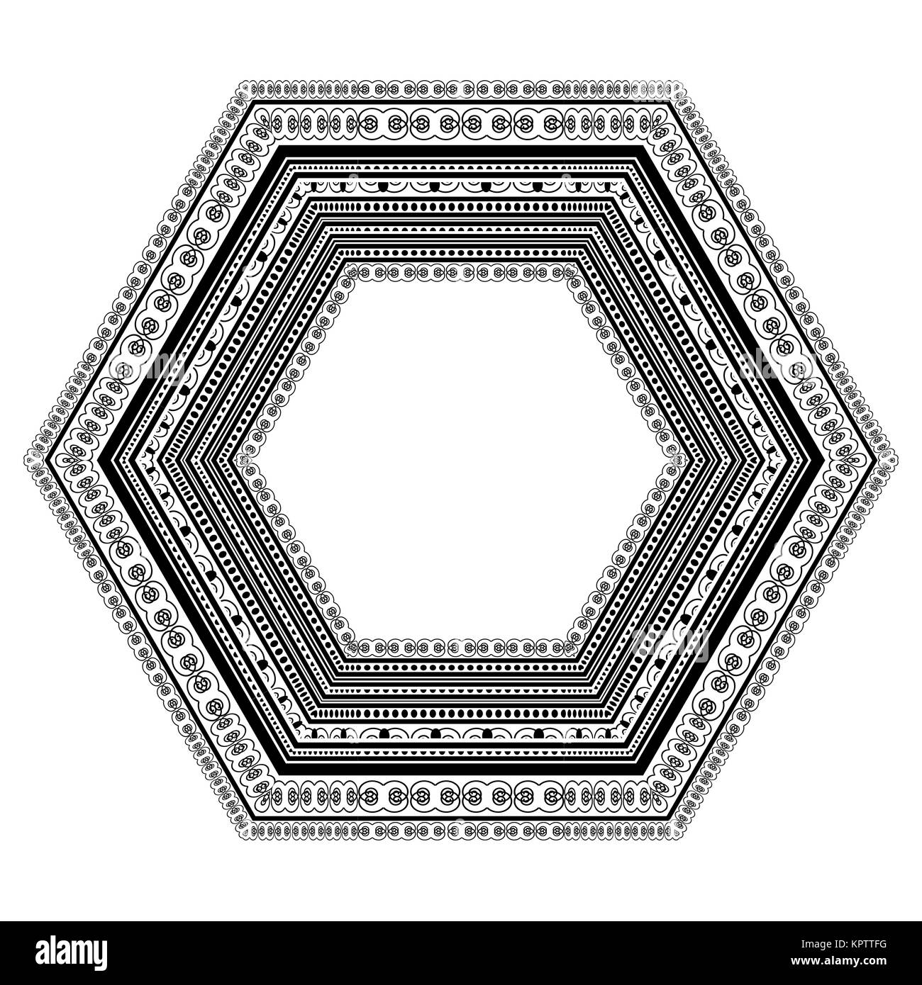 Vintage cornice decorativa Foto Stock