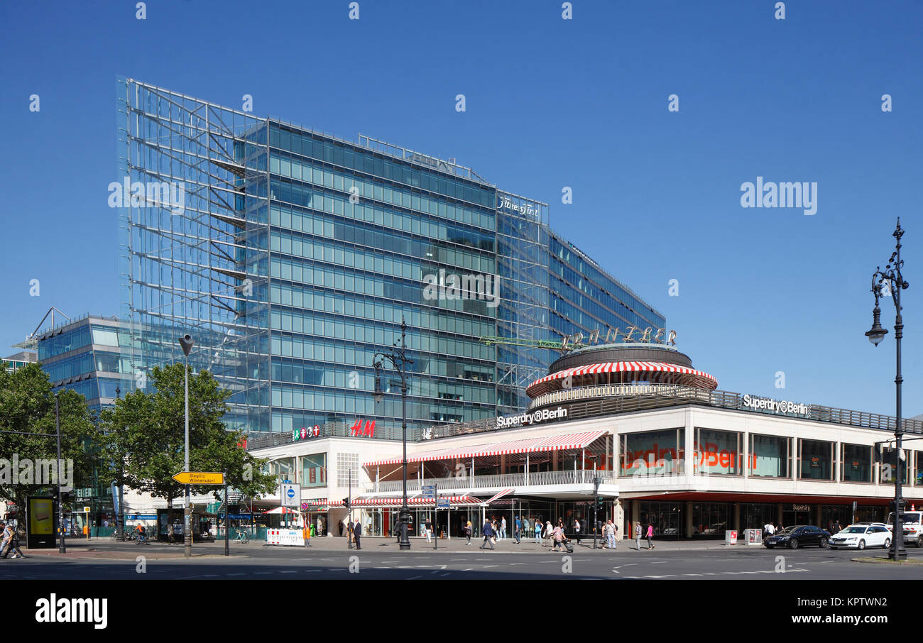 Kranzler-Eck, Neues Kranzler-Eck, Café Kranzler am Kudamm, Charlottenburg di Berlino, Germania Foto Stock