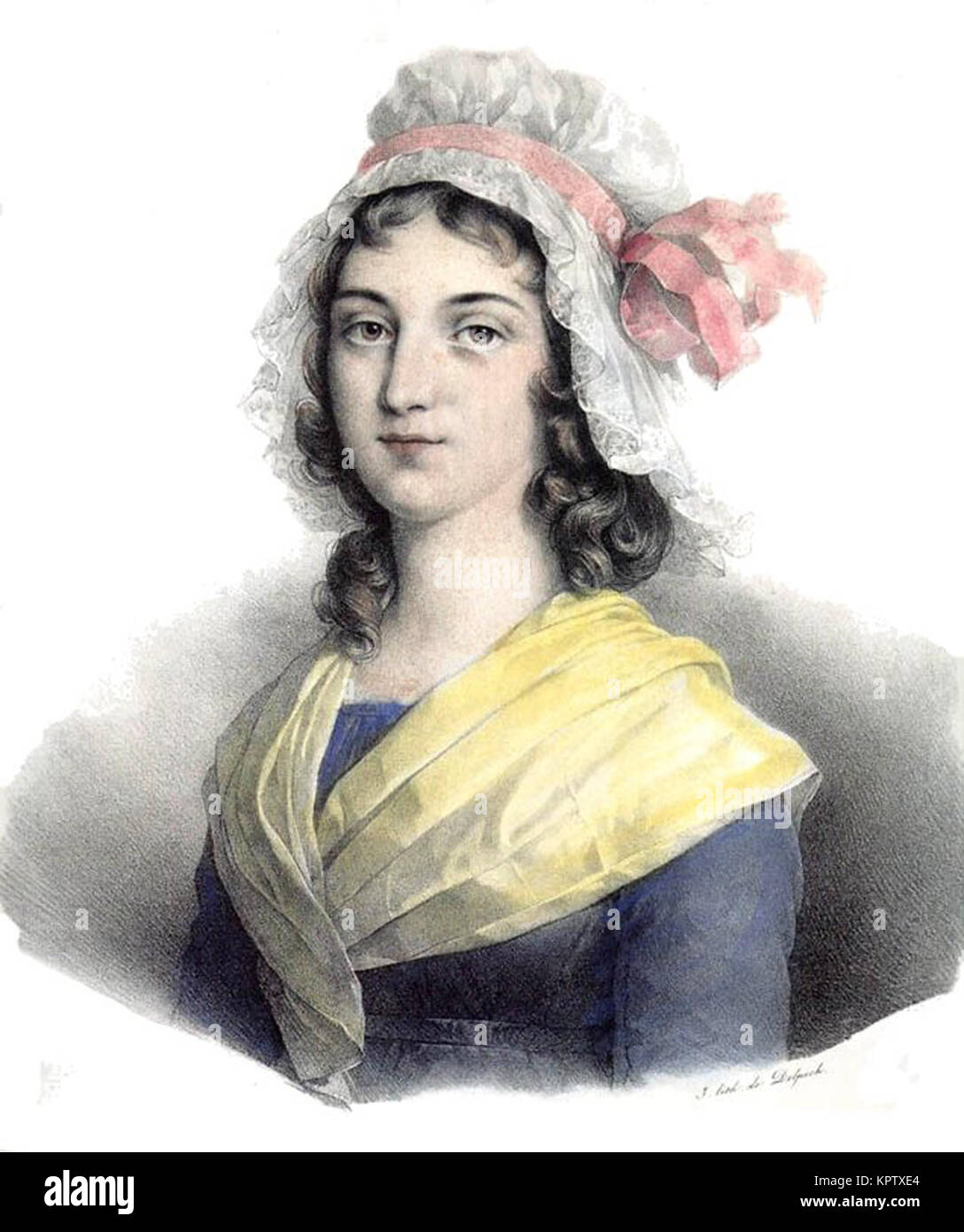 Charlotte Corday, Marie-Anne Charlotte de Corday d'Armont, Charlotte Corday Foto Stock