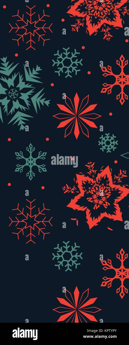 Decorazione per albero di natale pattern,snowflake pattern del vettore Illustrazione Vettoriale