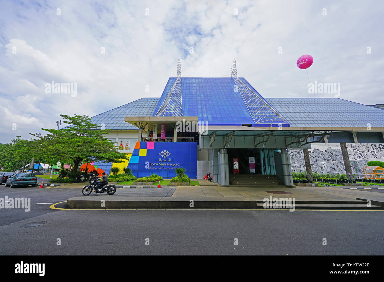 Vista del National Visual Arts Gallery di Malesia (Balai Seni Negara) situato a Kuala Lumpur in Malesia Foto Stock