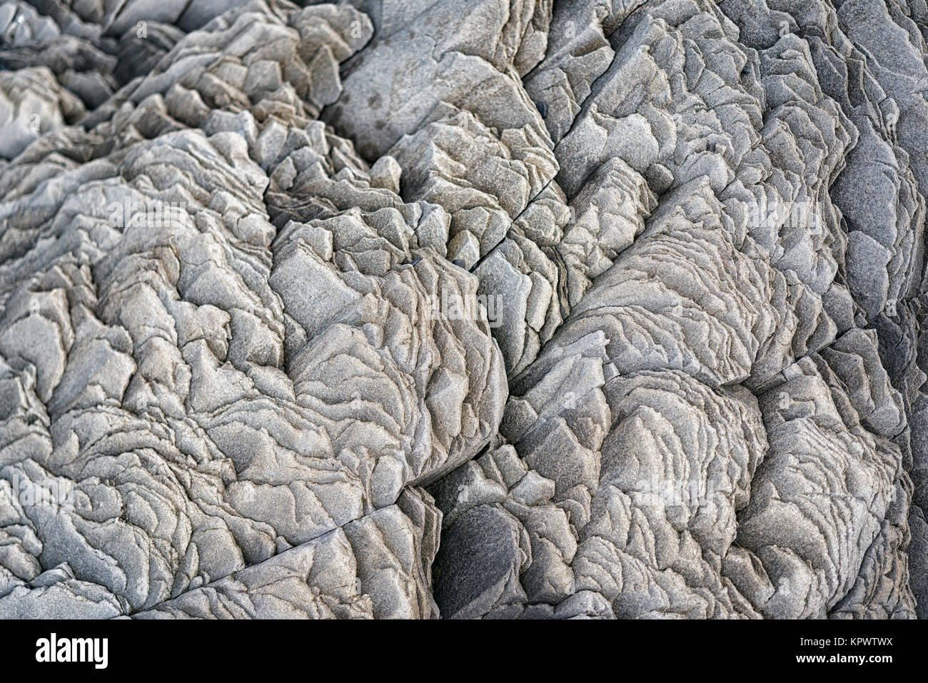 Strutture di roccia, Sud dell'Islanda Foto Stock