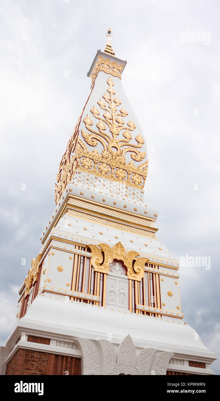 Phra That Phnom pagoda di Wat Phra That Phnom, Nakhon Phnom, Thailandia Foto Stock